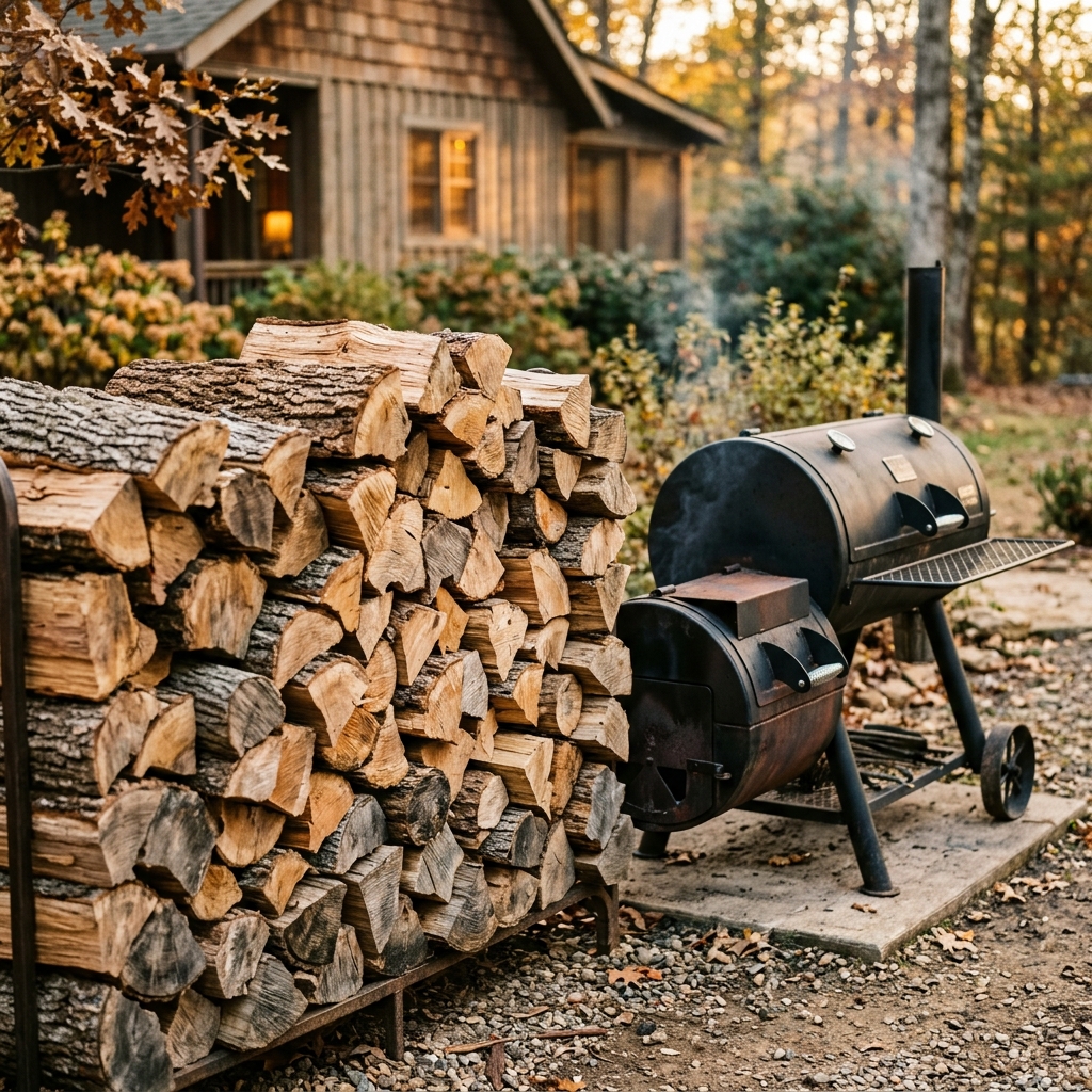 Splitting logs for the firebox